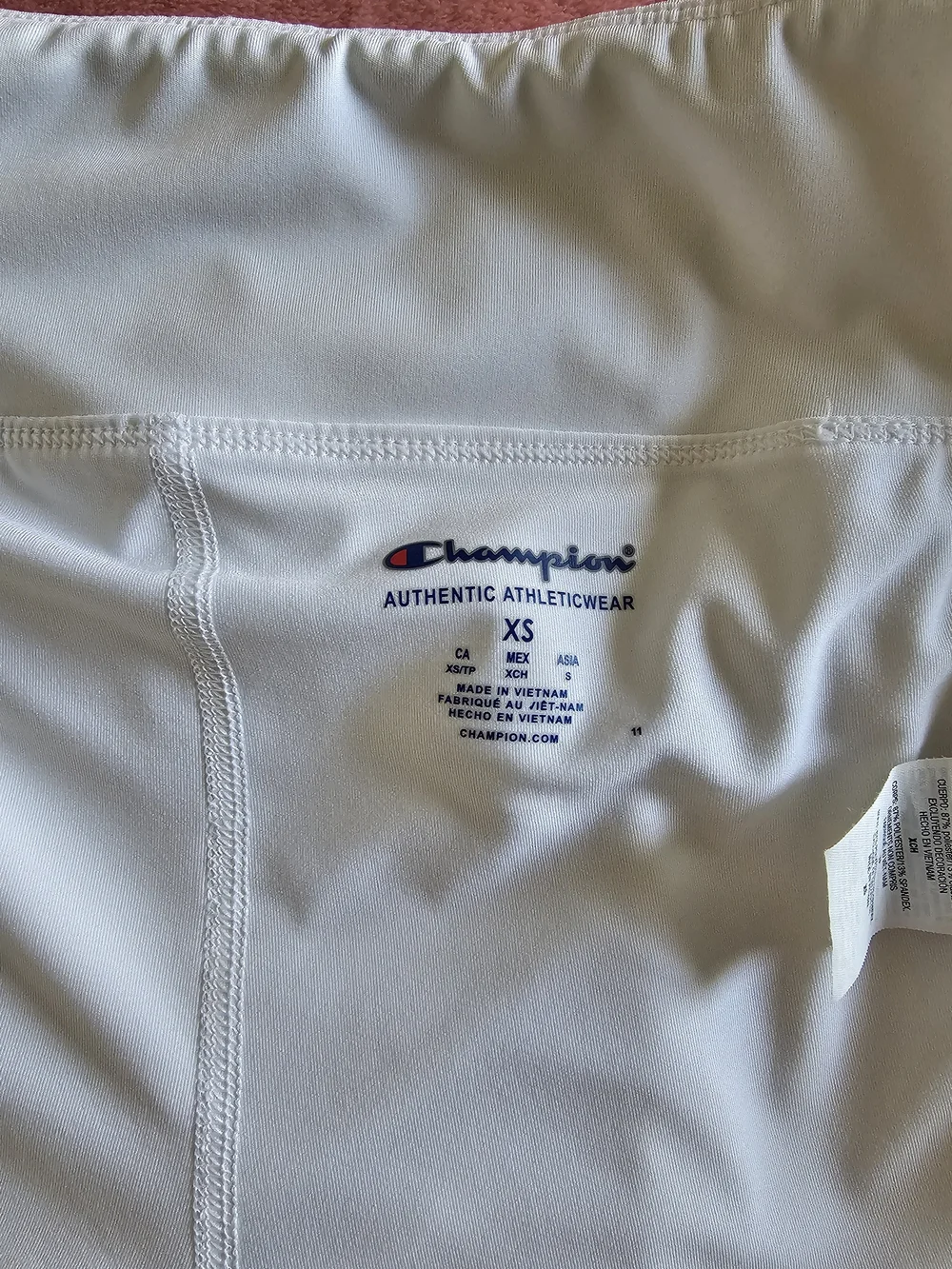 BUNDLE (2 SKORT) White CHAMPIONS Skirt with Smooth Waistband - XS - PRE OWNED - Picture 7 of 9